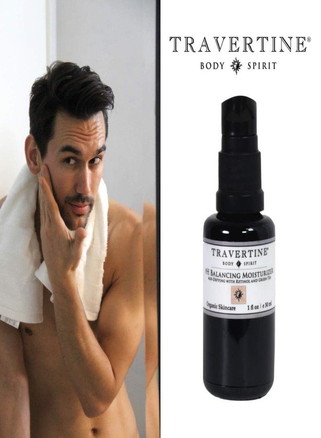Travertine Spa pH Balancing Moisturizer | Age-Defying with Retinol and Green Tea | Nourishing Facial Lotion | Encourages Collagen Production | for Men and Women - Image 3
